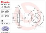 BREMBO Диск тормозной HYUNDAI GETZ 1.1-1.6 02- с АБС передний (517121C050, 09.9541.10)