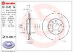BREMBO Диск торм.пер. MAZDA 6 02- 626 98- 323 01- (GF3Y3325X, 09.9585.14)