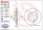 BREMBO 09.9598.11_диск тормозной передний! с покрытием Hyundai Sante Fe/Trajet 2.4/2.7 00> (09.9598.11)