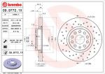 Brembo 09.9772.1X тормозной диск на AUDI TT (8J3)