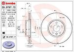 BREMBO Диск тормозной FORD GALAXY 95-06/VW SHARAN 95-/TRANSPORTER IV передний D=313мм. (09.9797.10, 09.9797.10)