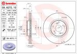 BREMBO Диск тормозной HONDA CR-V II 16