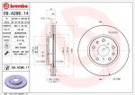 Brembo 09.A296.11 тормозной диск на SUZUKI SX4 (EY, GY)