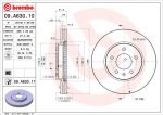 BREMBO Диск тормозной CHEVROLET CAPTIVA/OPEL ANTARA 07- передний вент. (96625948, 09.A630.10)