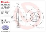 BREMBO Диск тормозной Ford C-MAX II 1.0 EcoBoost (1686723, 09.A905.10)