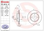 Brembo 09.A919.10 тормозной диск на NISSAN MICRA II (K11)