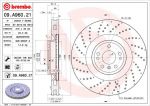 Brembo 09.A960.21 тормозной диск на MERCEDES-BENZ GLS (X166)