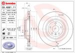 BREMBO Диск тормозной 09.A961.11 (09.A961.11)