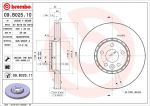 Brembo 09.B025.10 тормозной диск на VOLVO XC60