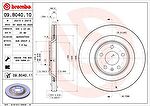 BREMBO Диск тормозной вент. задний AUDI Q5 (8R) ( 8.09->) R (8K0 615 601 C, 09.B040.11)
