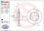 BREMBO Диск тормозной 09.B494.10 (09.B494.10)