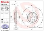 Brembo 09.B556.11 тормозной диск на JAGUAR F-TYPE кабрио (QQ6_)