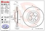 Brembo 09.B970.11 тормозной диск на AUDI A4 Avant (8K5, B8)