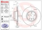 Brembo 09.C116.11 тормозной диск на 4 Gran Coupe (F36)
