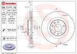 Brembo 09.C177.10 тормозной диск на MAZDA CX-7 (ER)