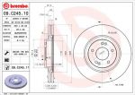 Brembo 09.C245.11 тормозной диск на HYUNDAI i40 CW (VF)