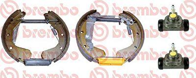 Brembo K 59 017 комплект тормозных колодок на OPEL KADETT E Наклонная задняя часть (33_, 34_, 43_, 44_)