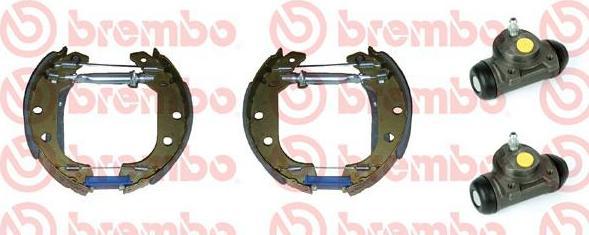 Brembo K 61 062 комплект тормозных колодок на PEUGEOT 306 (7B, N3, N5)
