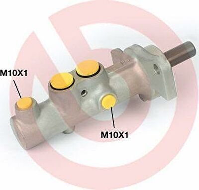Brembo M 52 007 главный тормозной цилиндр на ROVER 600 (RH)