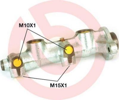 Brembo M 59 051 главный тормозной цилиндр на OPEL ASCONA C (81_, 86_, 87_, 88_)