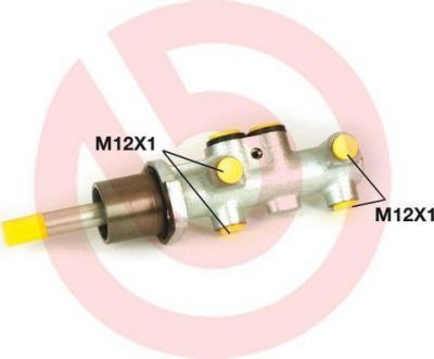 Brembo M 85 039 главный тормозной цилиндр на SKODA FABIA