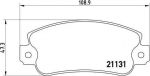 Brembo P 23 029 комплект тормозных колодок, дисковый тормоз на ALFA ROMEO ARNA (920)