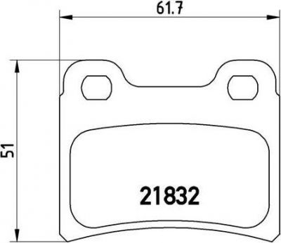 Brembo P 24 030 комплект тормозных колодок, дисковый тормоз на FORD ESCORT VII седан (GAL, AFL)