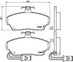 Brembo P 28 014 комплект тормозных колодок, дисковый тормоз на ROVER 800 (XS)