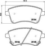 BREMBO КОМПЛЕКТ ТОРМОЗНЫХ КОЛОДОК, ДИСКОВЫЙ ТОРМОЗ (P 30 064)