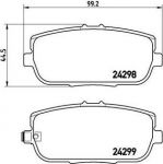 Brembo P 49 044 Колодки тормозные MAZDA MX-5 05- задние