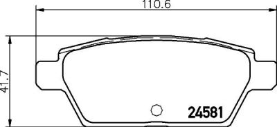 Brembo P 49 051 комплект тормозных колодок, дисковый тормоз на MAZDA 6 (GG)