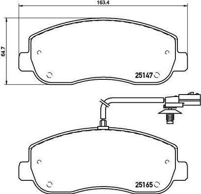 Brembo P 68 062 комплект тормозных колодок, дисковый тормоз на OPEL MOVANO B фургон