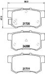 BREMBO КОМПЛЕКТ ТОРМОЗНЫХ КОЛОДОК, ДИСКОВЫЙ ТОРМОЗ (P 79 027)