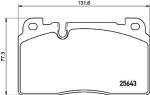 Brembo P 85 133 комплект тормозных колодок, дисковый тормоз на AUDI Q5 (8R)