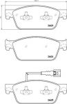 Brembo P 85 141 комплект тормозных колодок, дисковый тормоз на VW TRANSPORTER VI c бортовой платформой/ходовая часть (SFD, SFE
