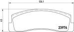 BREMBO Колодки тормозные ВАЗ Niva II (2123) (21213501090, P41005)