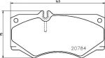 BREMBO Комплект тормозных колодок MERCEDES-BENZ G-CLASS (W460) 230 G (460,2) Kw 66 03/79 - 07/93 F (571272, P50003)