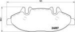 BREMBO Комплект тормозных колодок MERCEDES-BENZ VIANO (W639) 3.0 CDI Kw 150 03/06 - > F (0004216110, P50050)