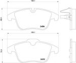 BREMBO Колодки торм.пер. (P61106)
