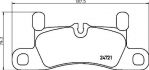 BREMBO P65030_колодки дисковые задние! Porshce Cayenne 3.0-4.8 10> (P65030)