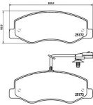 BREMBO P68061_колодки дисковые задние! Opel Movano, Renault Master 2.3CDTi 10> (P68061)