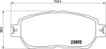 BREMBO Колодки тормозные Lexus ES (VZV_) 3.0 (04465-28510, P83105)