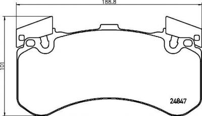 BREMBO Колодки тормозные P85136 (P85136)