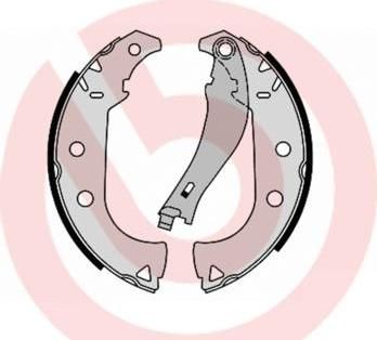 Brembo S 23 556 комплект тормозных колодок на FIAT PALIO Weekend (178DX)