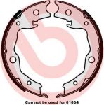 BREMBO Колодки тормозные комплект, стояночная тормозная система (S 56 545)