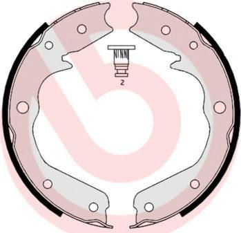 Brembo S 59 527 комплект тормозных колодок, стояночная тормозная с на OPEL FRONTERA B (6B_)