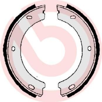 Brembo S 61 518 комплект тормозных колодок, стояночная тормозная с на PEUGEOT 605 (6B)
