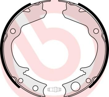Brembo S 78 508 комплект тормозных колодок, стояночная тормозная с на SUBARU IMPREZA универсал (GG)
