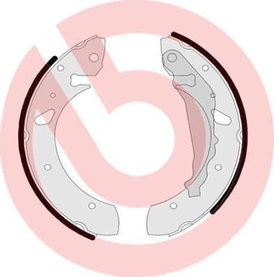 Brembo S 83 507 комплект тормозных колодок на TOYOTA AVENSIS (_T22_)