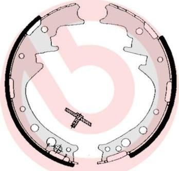 Brembo S 83 521 комплект тормозных колодок на TOYOTA HIACE I Wagon (LH1_, RH1_, LH3_, RH3_, LH2_, RH2_)